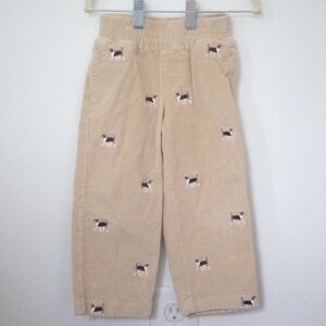 TBBC Corduroy Prep School Pants Dog Embroidered Corduroy Pants